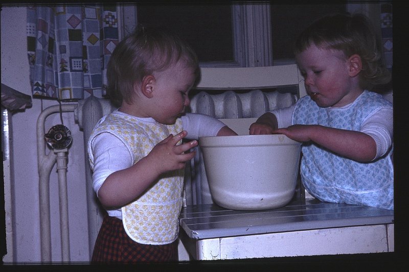 19.Regensburg apr 1965 Brigitte,Marion.JPG